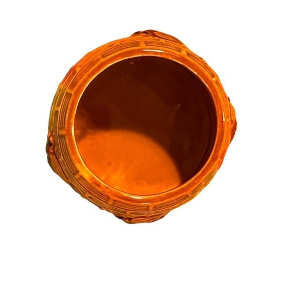 Vintage MCM Lidded Honey Pot Bee Beehive Made by Knobler of Japan in 60s - Picture 7 of 7